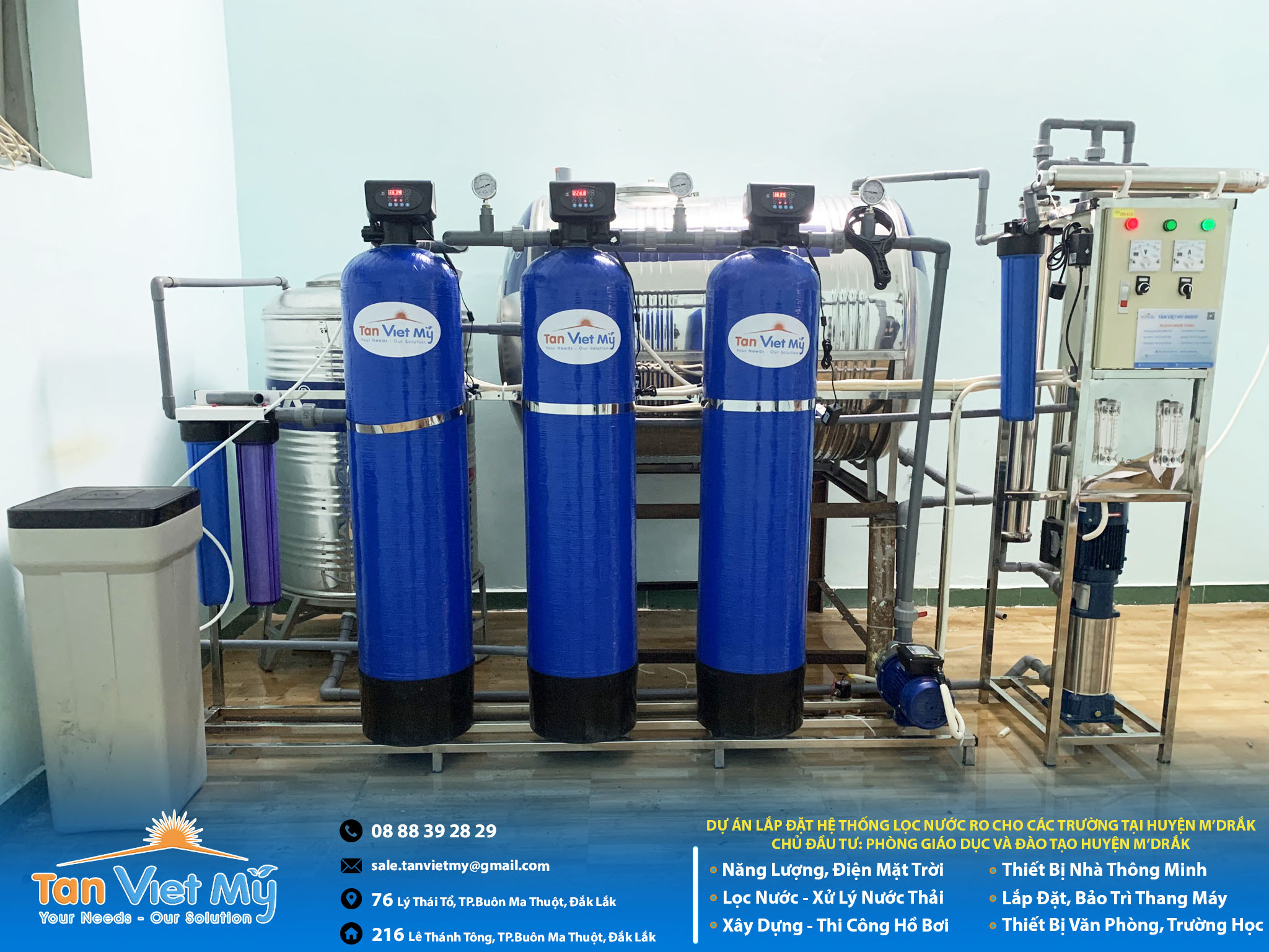 hệ thống lọc nước BMT Daklak