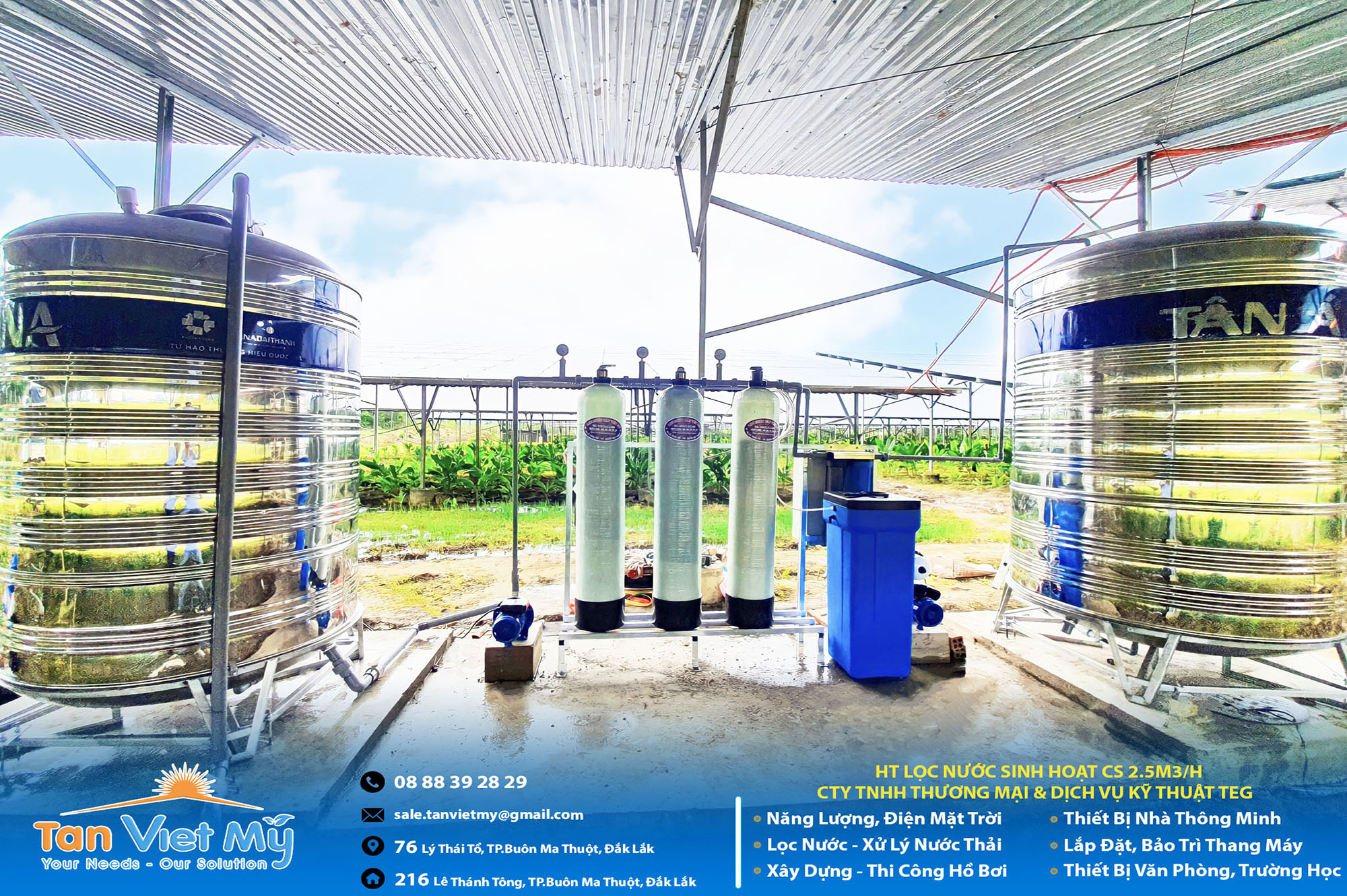 hệ thống lọc nước BMT Daklak