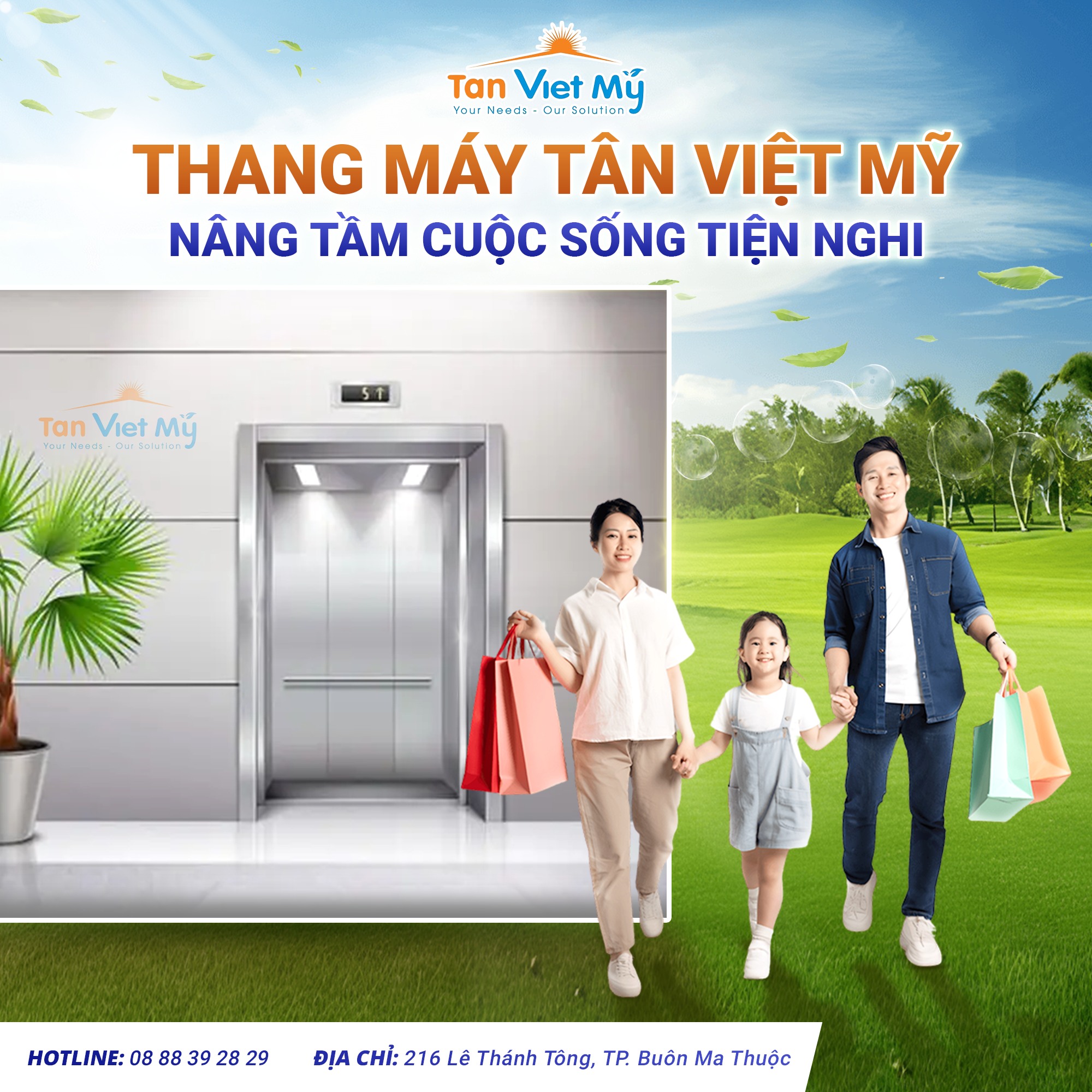 lắp đặt hệ thống thang máy Daklak