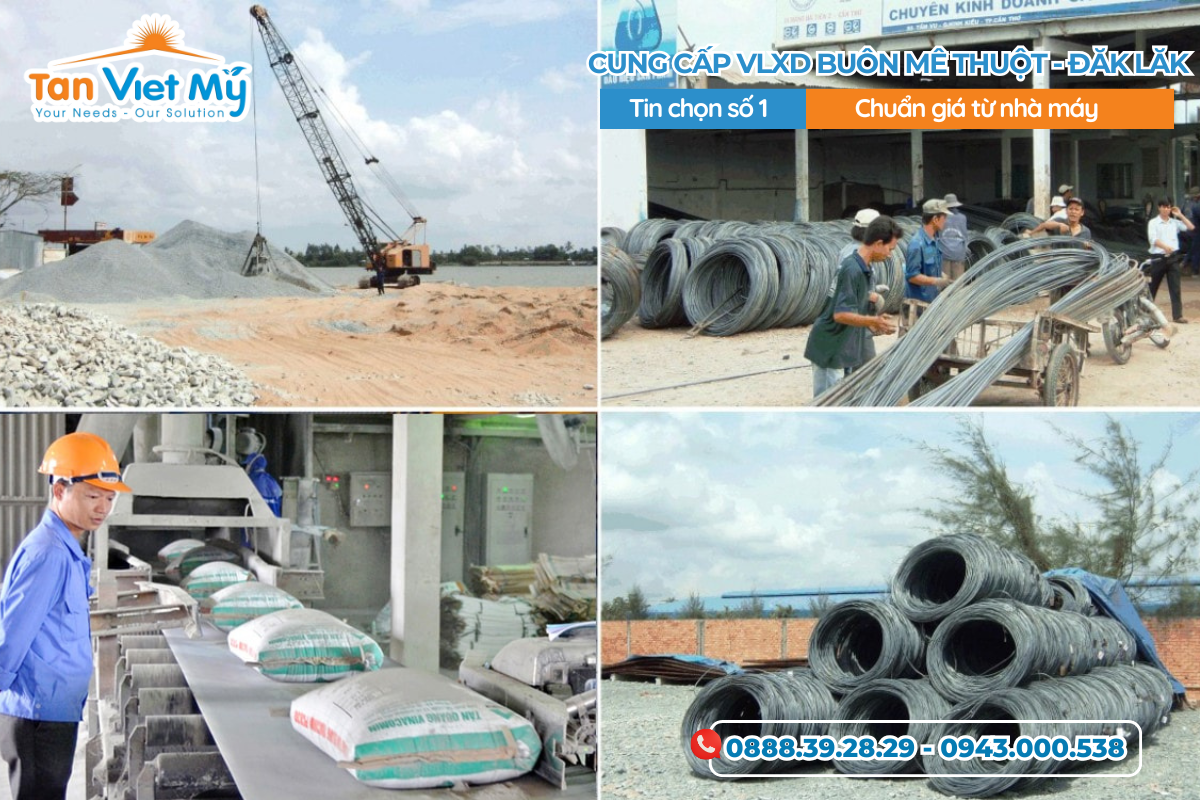 Công Ty Cung cấp VLXD Buôn Mê Thuột, DaLak – Tân Việt Mỹ Group