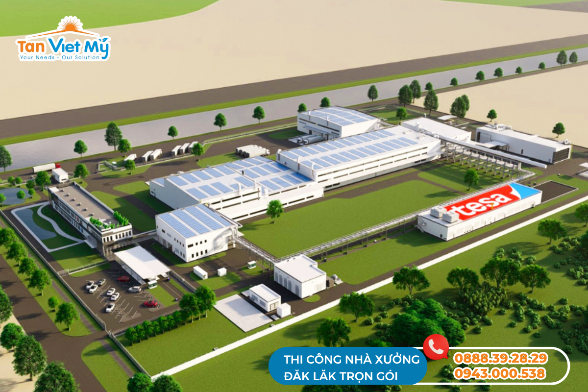 Công Ty Xây Dựng Nhà Xưởng Đắk Lắk - Tân Việt Mỹ Group