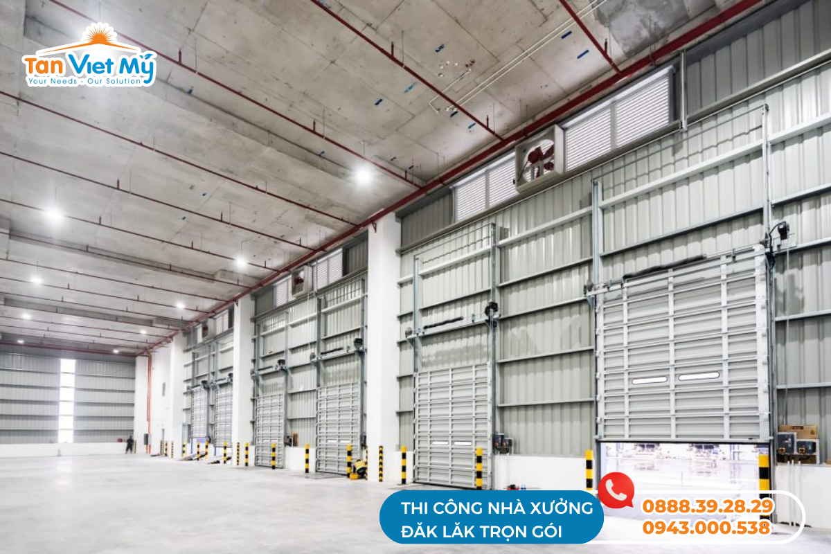 Thi công nhà xưởng buôn Ma Thuột, daklak – Tân Việt Mỹ Group