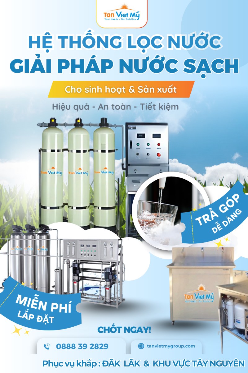 lắp đặt hệ thống lọc nước đóng bình Daklak