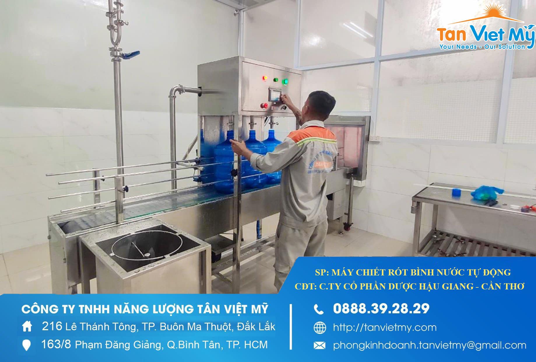 lắp đặt hệ thống lọc nước đóng bình Daklak