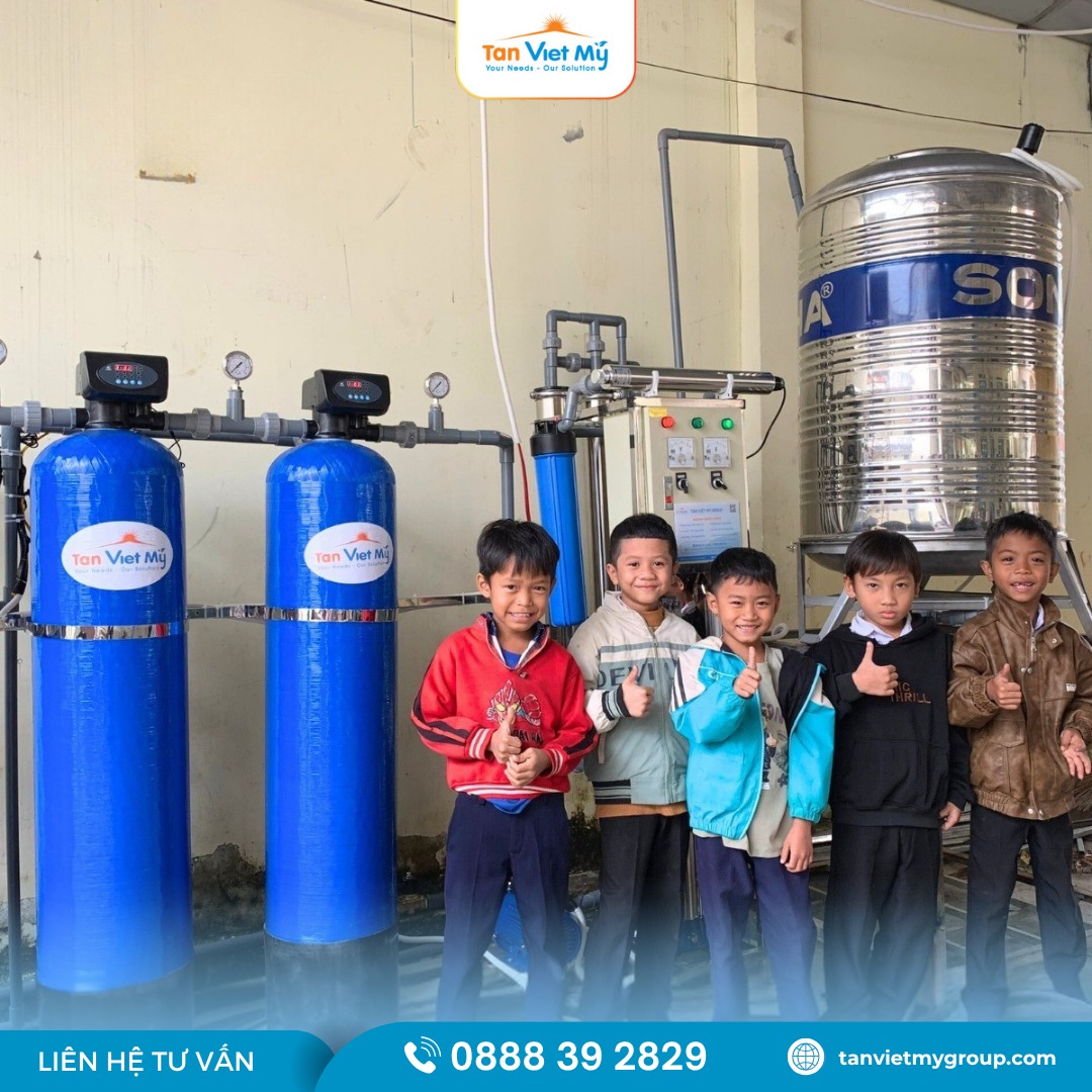 lắp đặt hệ thống lọc nước trường học BMT