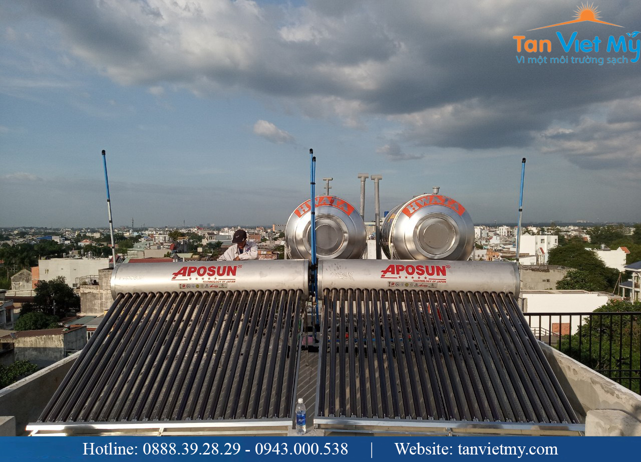 lắp đặt máy nước nóng năng lượng mặt trời Daklak