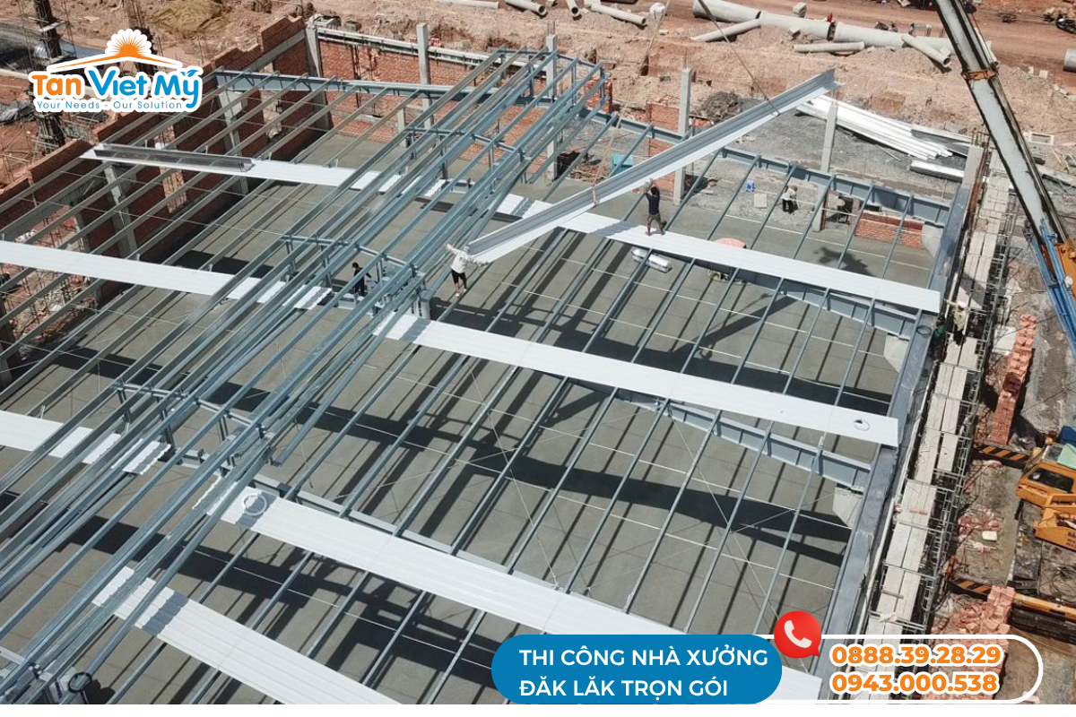 Công Ty Xây Dựng Nhà Xưởng Đắk Lắk - Tân Việt Mỹ Group