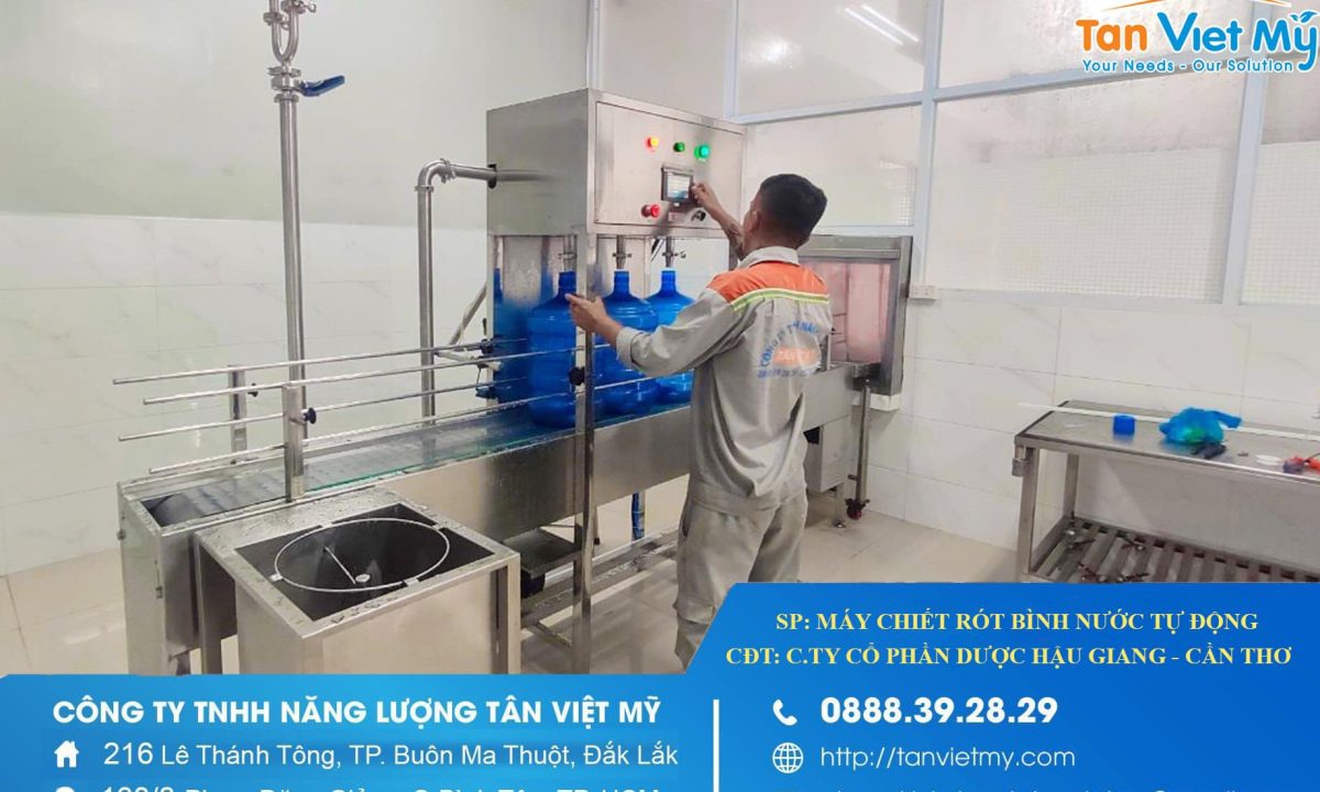 Báo giá lắp đặt hệ thống lọc nước đóng bình BMT mới nhất