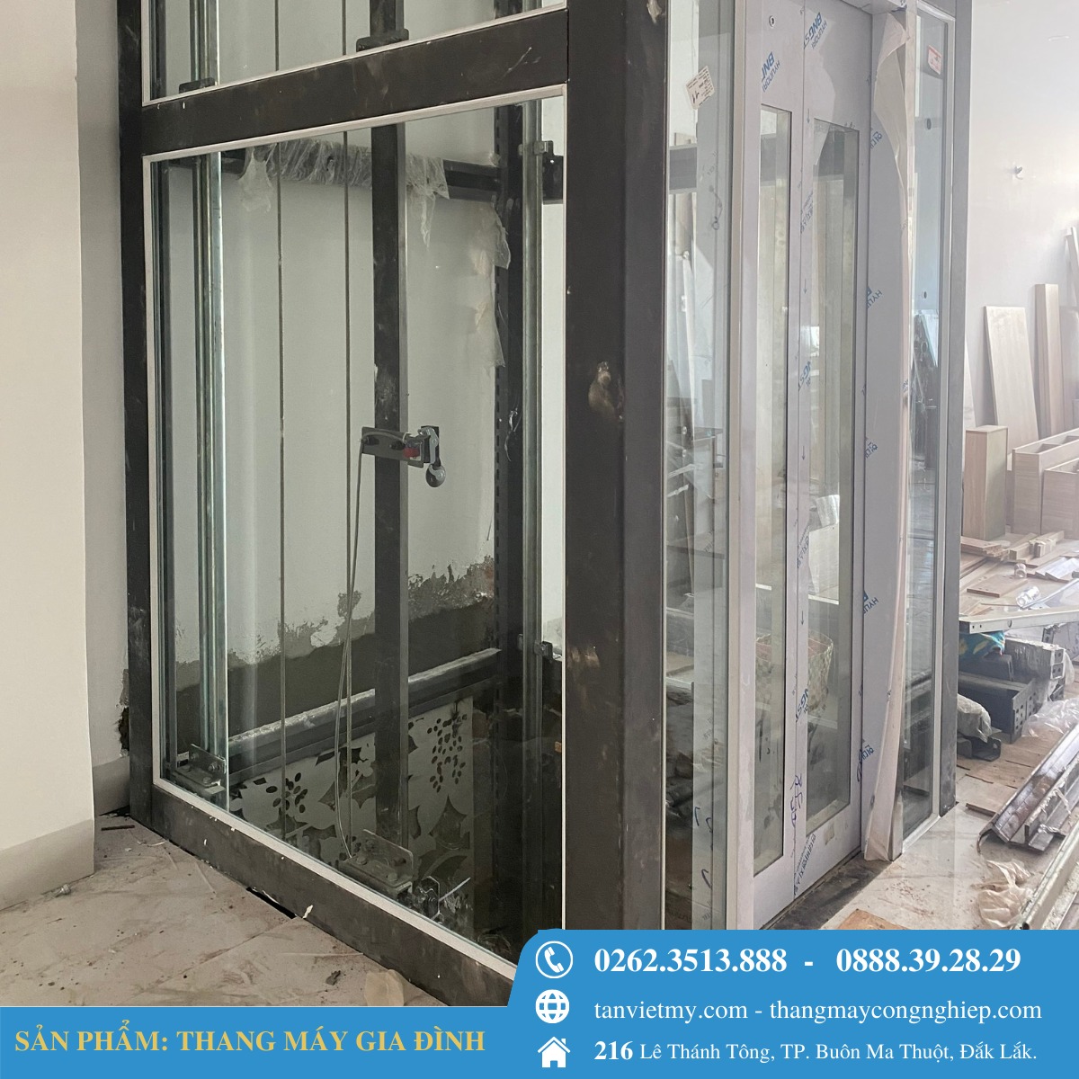 lắp đặt hệ thống thang máy gia đình BMT