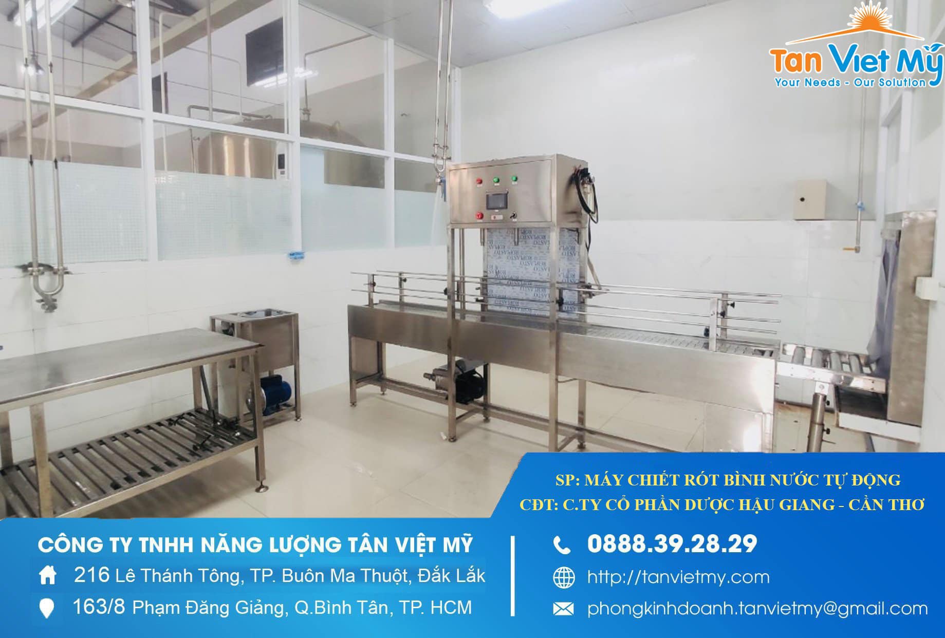 lắp đặt máy sản xuất nước đóng bình BMT