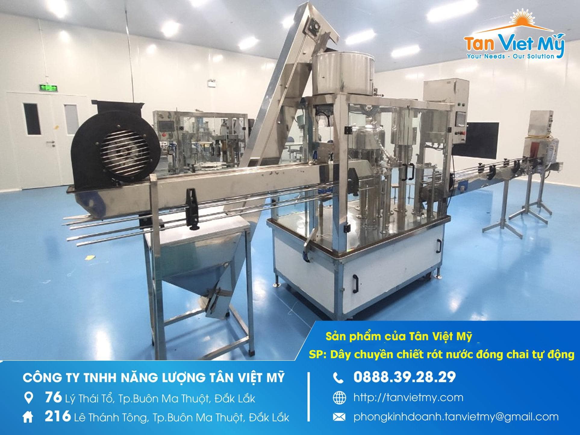 lắp đặt máy sản xuất nước đóng chai BMT