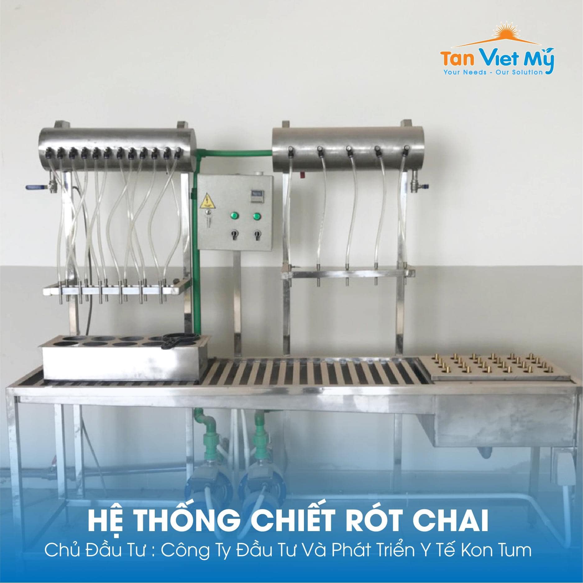 lắp đặt máy sản xuất nước đóng chai BMT