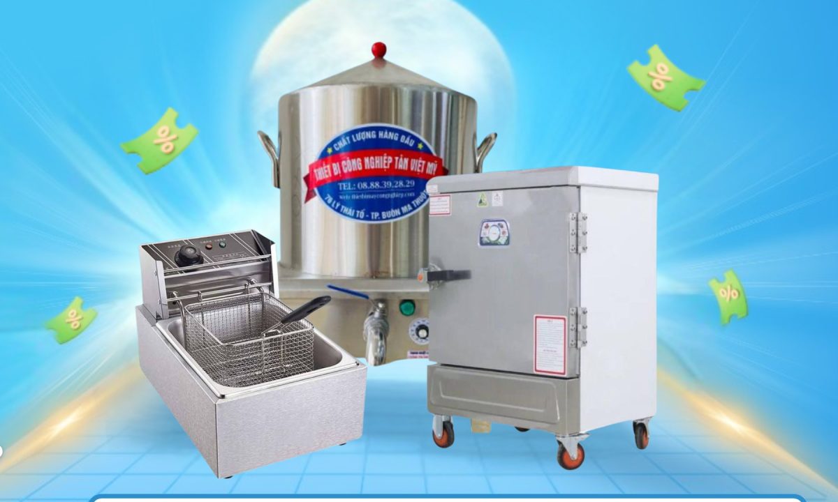 Phân phối lắp đặt thiết bị bếp công nghiệp Daklak chính hãng