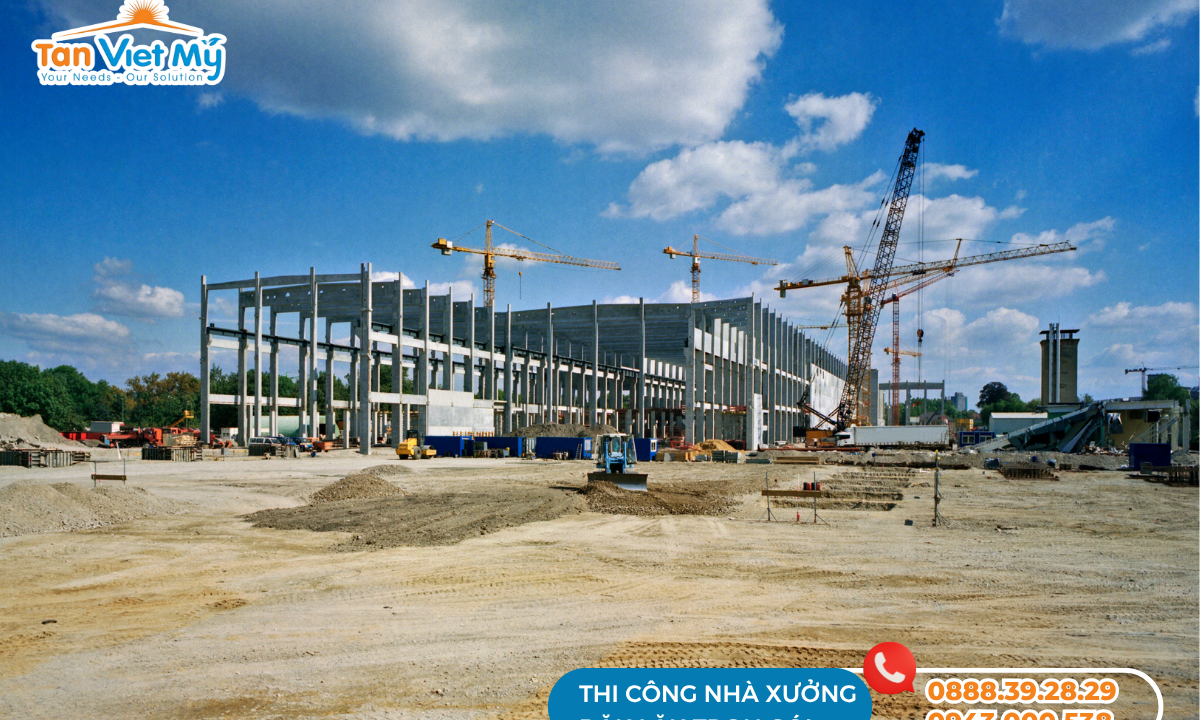 Công ty xây dựng nhà xưởng Daklak trọn gói chất lượng