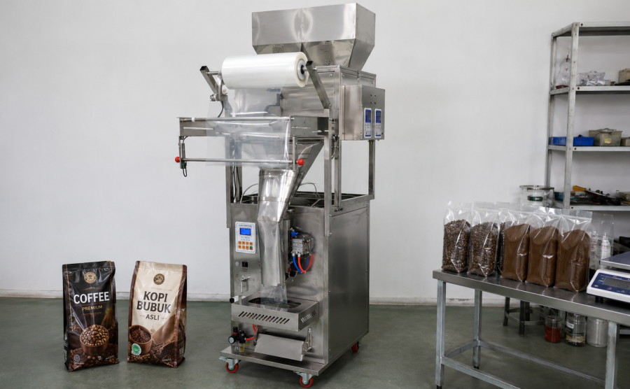 MÁY ĐÓNG GÓI CÂN ĐỊNH LƯỢNG 2 ĐẦU CÂN TỰ ĐỘNG